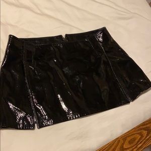 Vintage Dolce and Gabanna Patent Leather Miniskirt